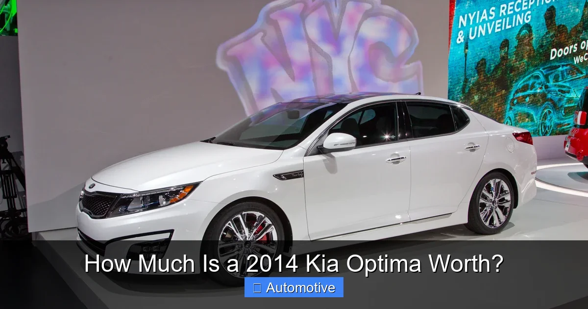 How Much Is a 2014 Kia Optima Worth?