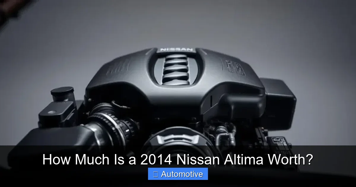 How Much Is a 2014 Nissan Altima Worth?