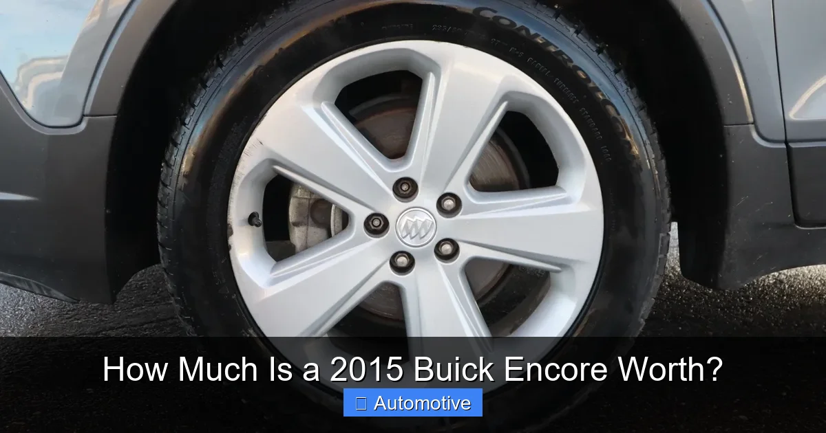 How Much Is a 2015 Buick Encore Worth?