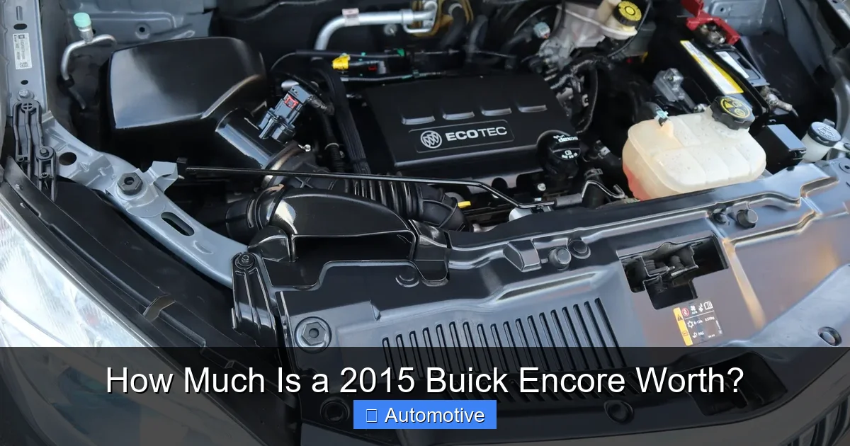 How Much Is a 2015 Buick Encore Worth?