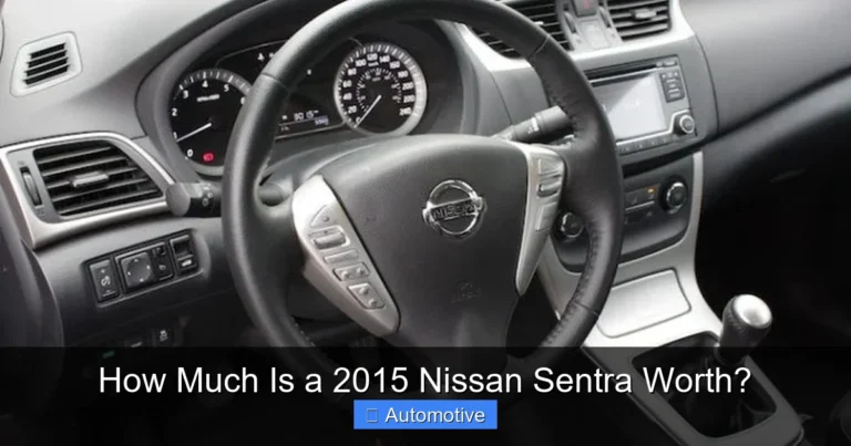 How Much Is a 2015 Nissan Sentra Worth?