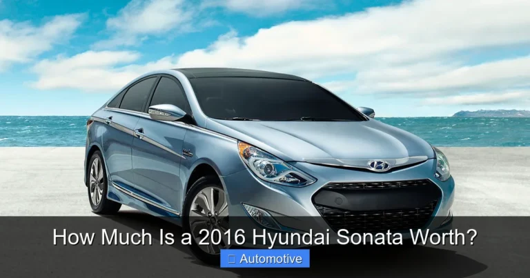 How Much Is a 2016 Hyundai Sonata Worth?
