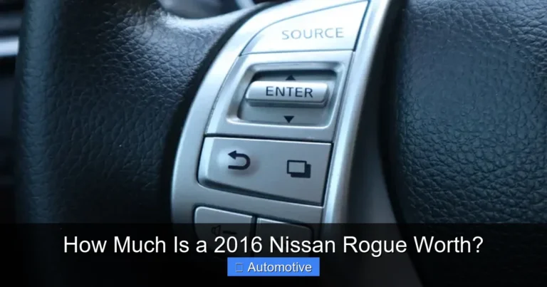 How Much Is a 2016 Nissan Rogue Worth?
