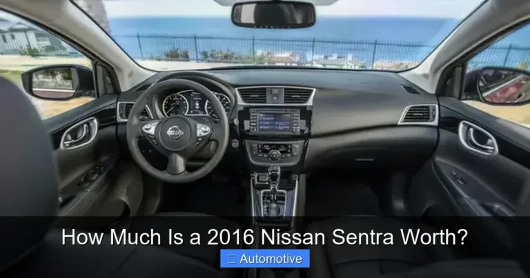 How Much Is a 2016 Nissan Sentra Worth?