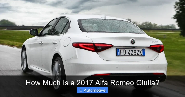 How Much Is a 2017 Alfa Romeo Giulia?
