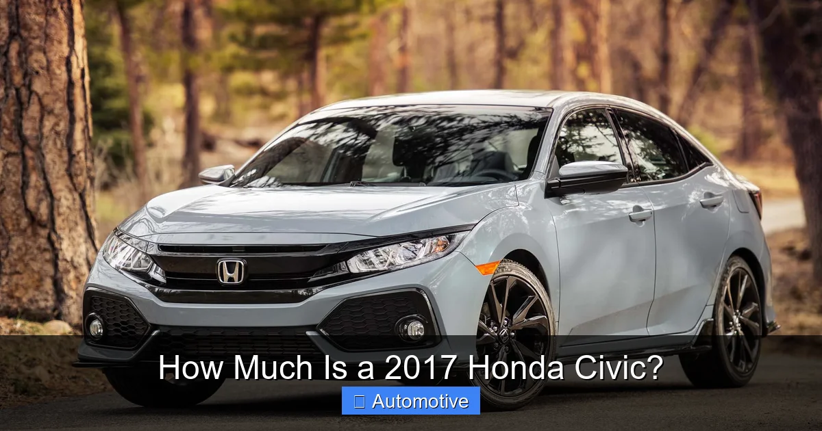 How Much Is a 2017 Honda Civic?