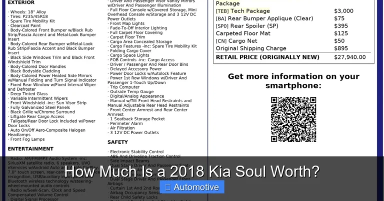 How Much Is a 2018 Kia Soul Worth?