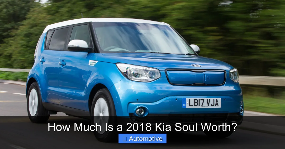 How Much Is a 2018 Kia Soul Worth?
