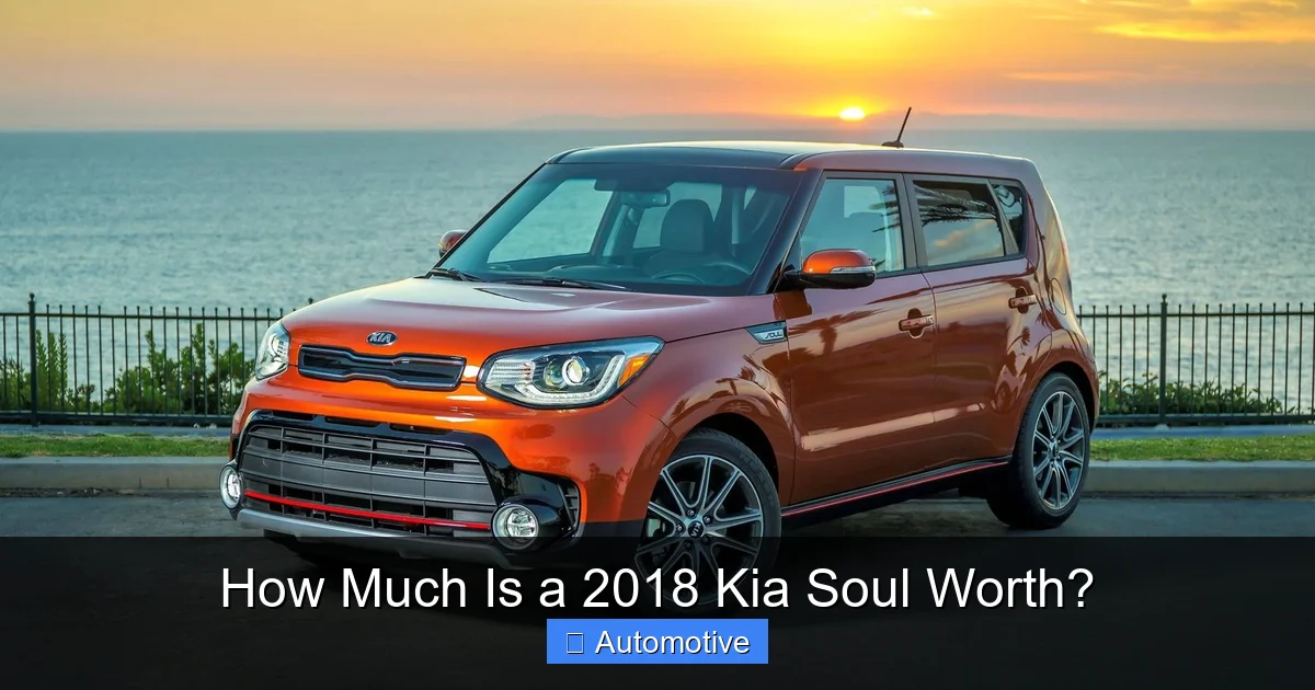 How Much Is a 2018 Kia Soul Worth?