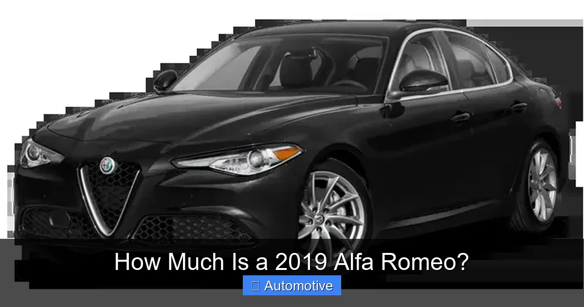 How Much Is a 2019 Alfa Romeo?
