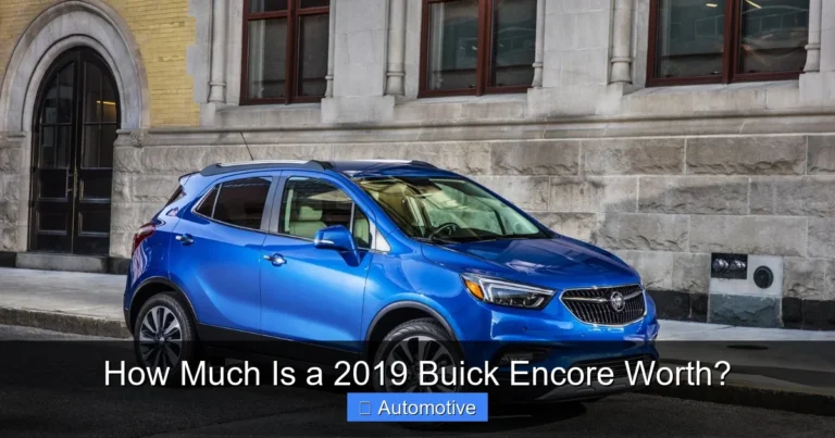 How Much Is a 2019 Buick Encore Worth?