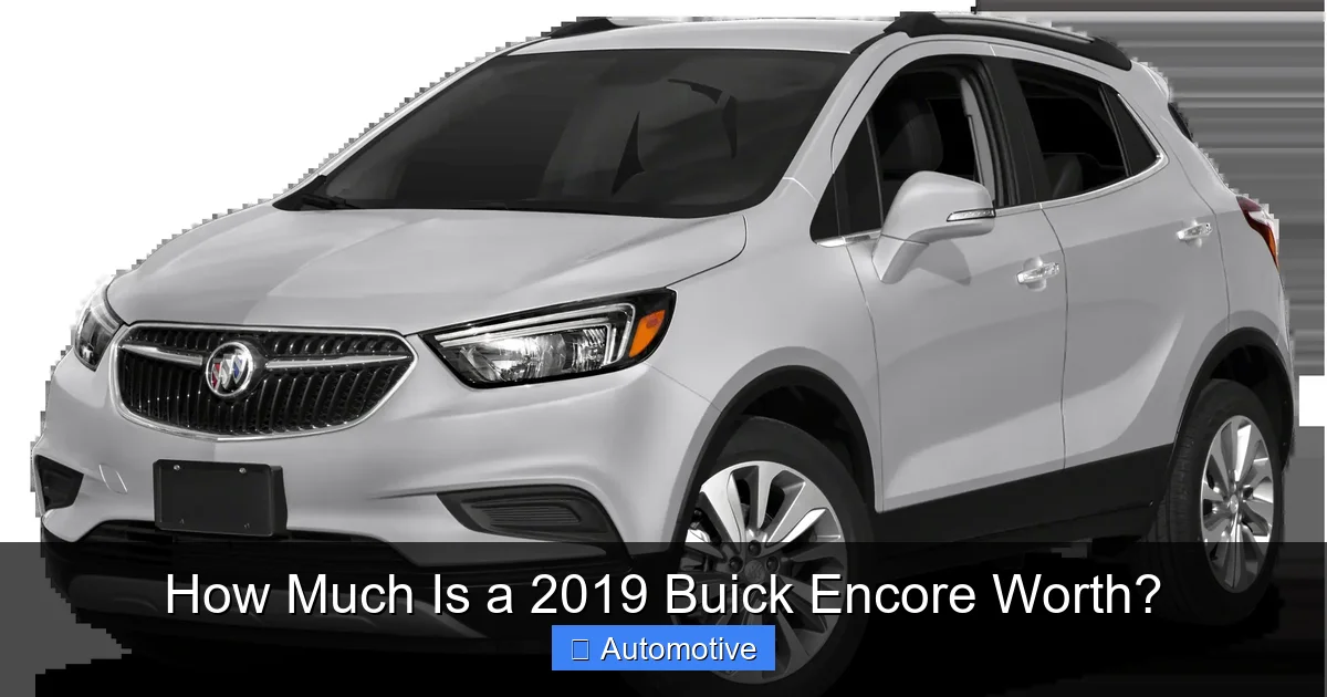 How Much Is a 2019 Buick Encore Worth?