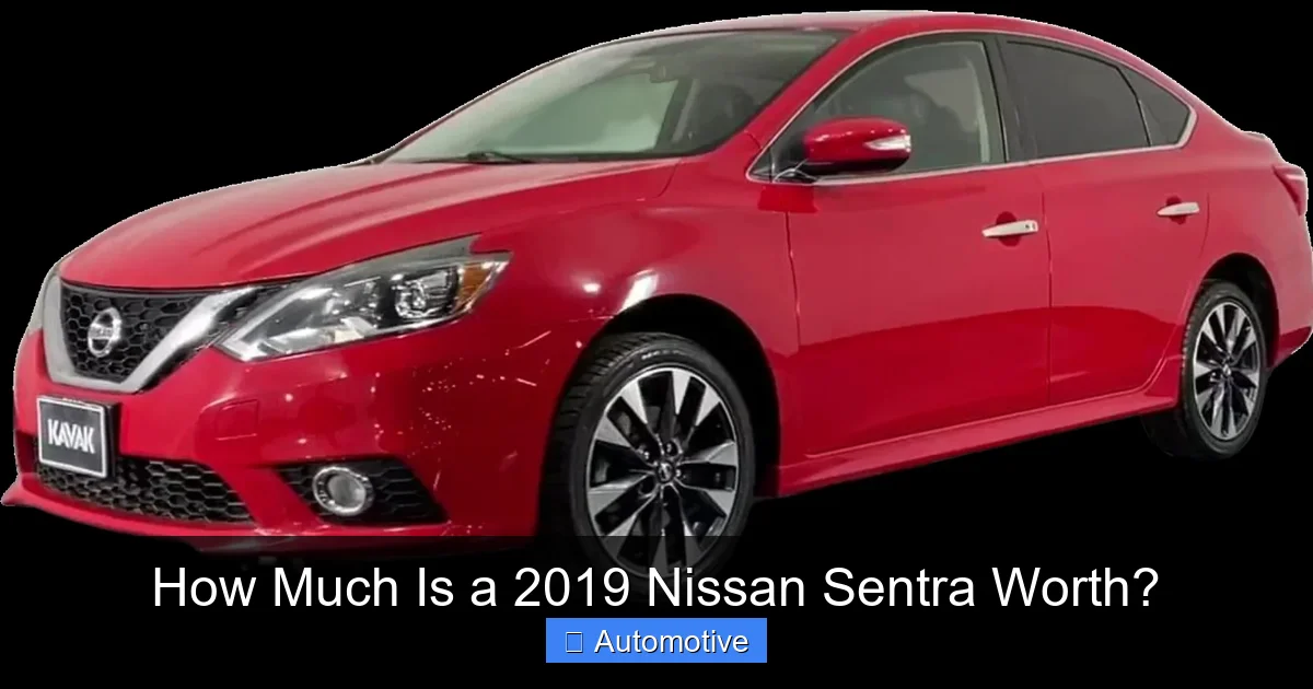 How Much Is a 2019 Nissan Sentra Worth?