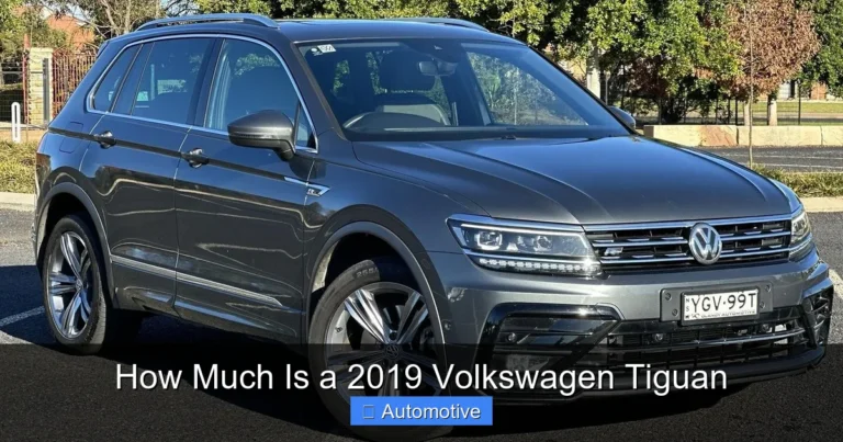 How Much Is a 2019 Volkswagen Tiguan