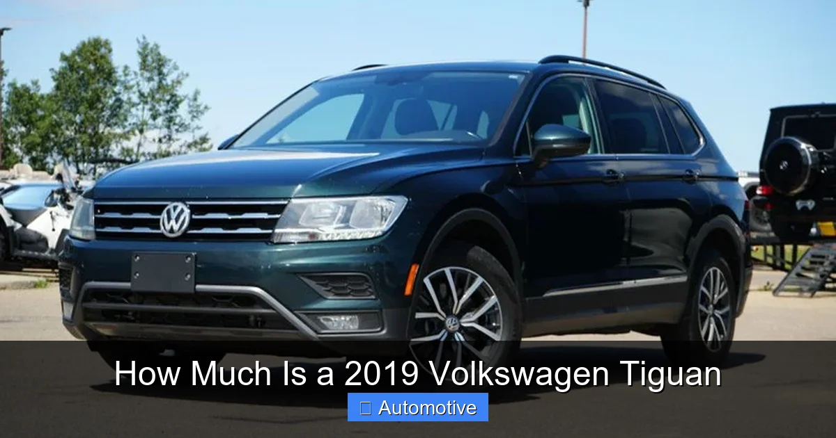 How Much Is a 2019 Volkswagen Tiguan
