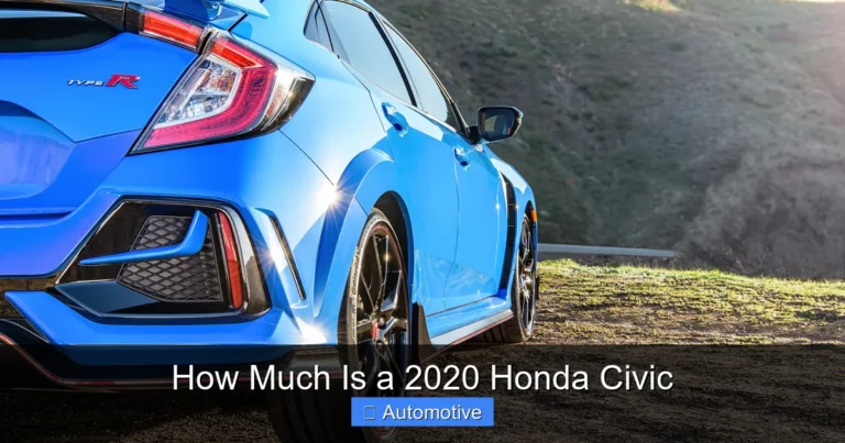 How Much Is a 2020 Honda Civic