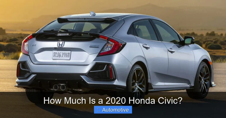 How Much Is a 2020 Honda Civic?