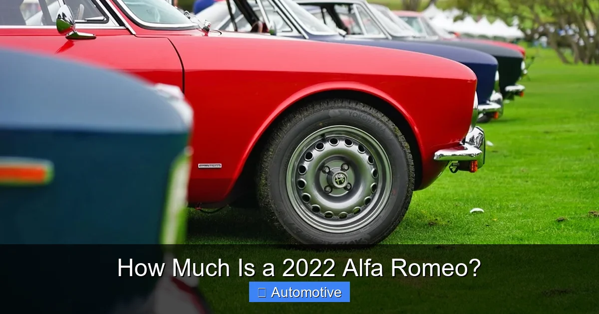 How Much Is a 2022 Alfa Romeo?
