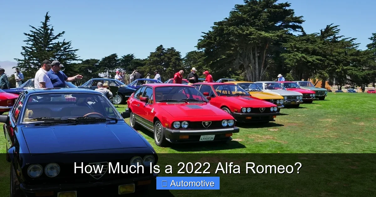 How Much Is a 2022 Alfa Romeo?