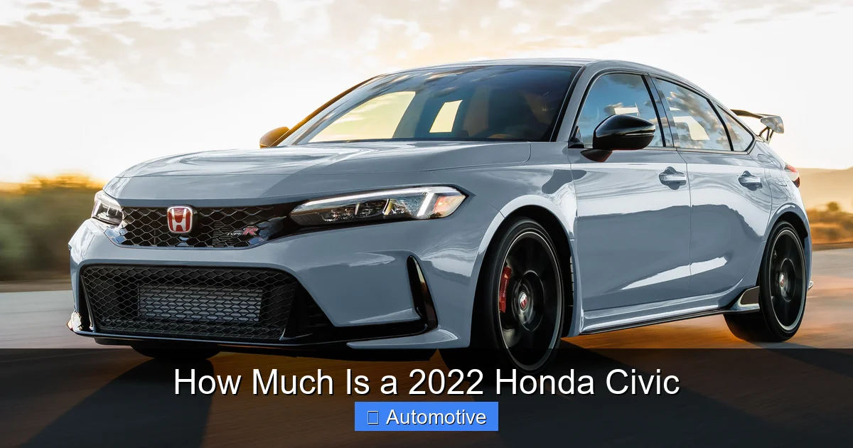 How Much Is a 2022 Honda Civic