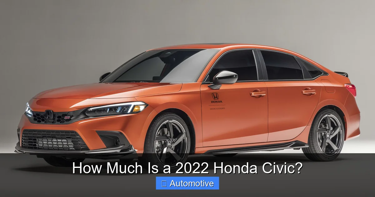 How Much Is a 2022 Honda Civic?