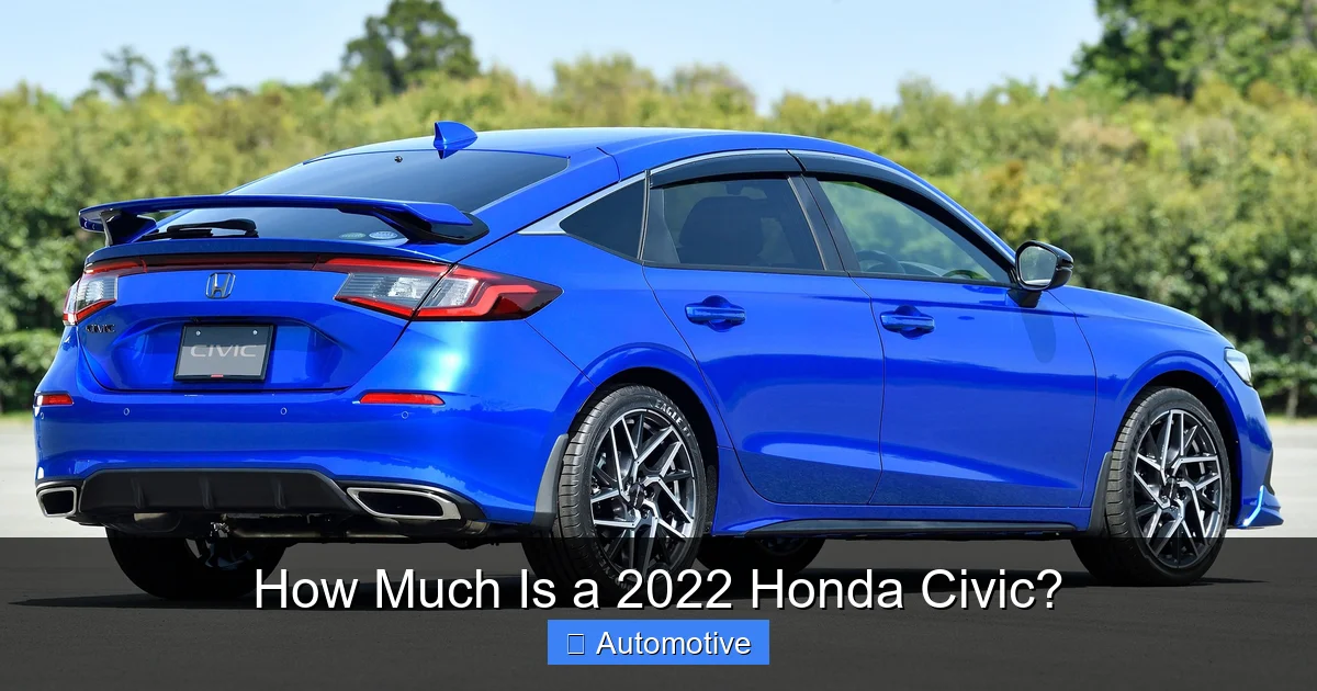 How Much Is a 2022 Honda Civic?