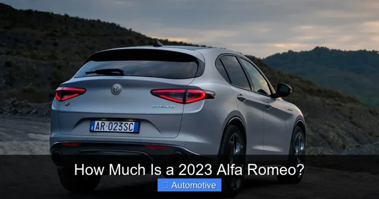 How Much Is a 2023 Alfa Romeo?
