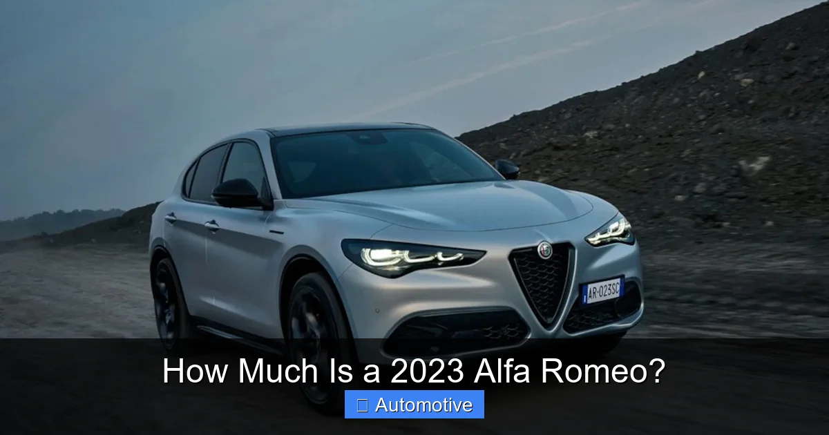 How Much Is a 2023 Alfa Romeo?