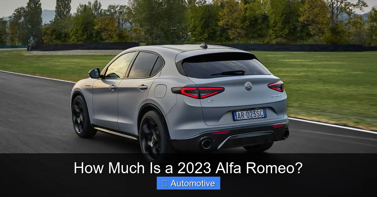 How Much Is a 2023 Alfa Romeo?
