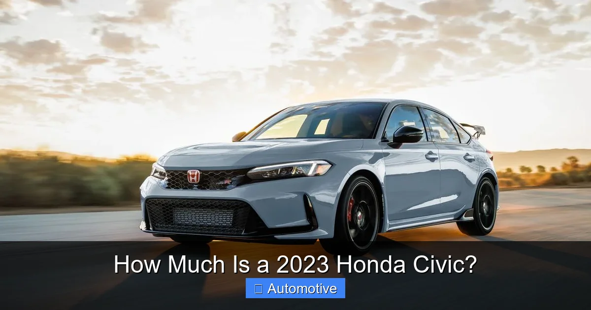 How Much Is a 2023 Honda Civic?