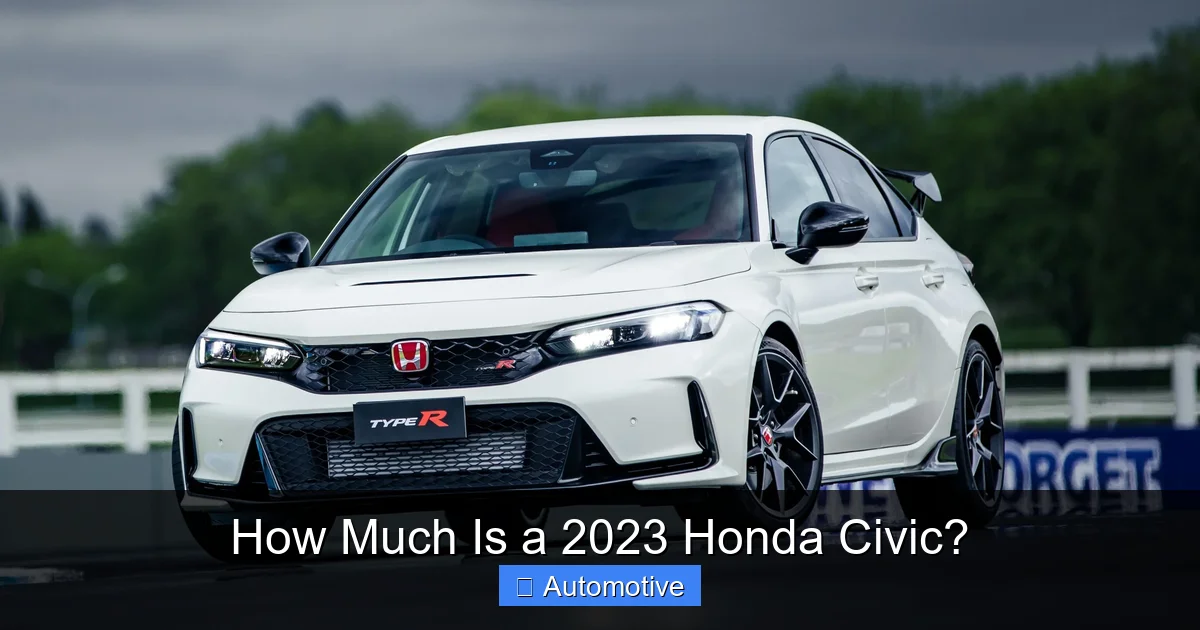 How Much Is a 2023 Honda Civic?