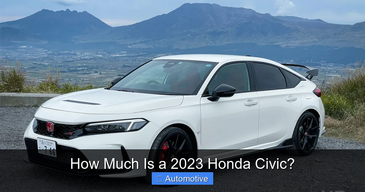 How Much Is a 2023 Honda Civic?