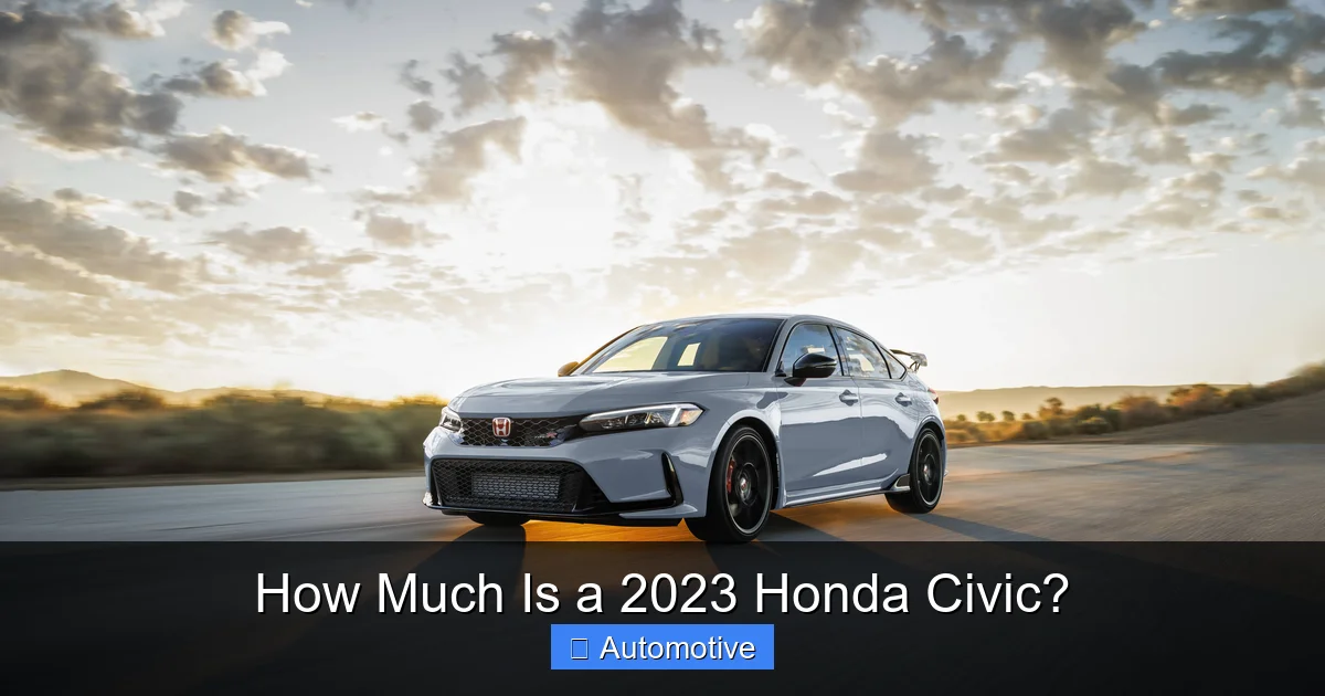 How Much Is a 2023 Honda Civic?