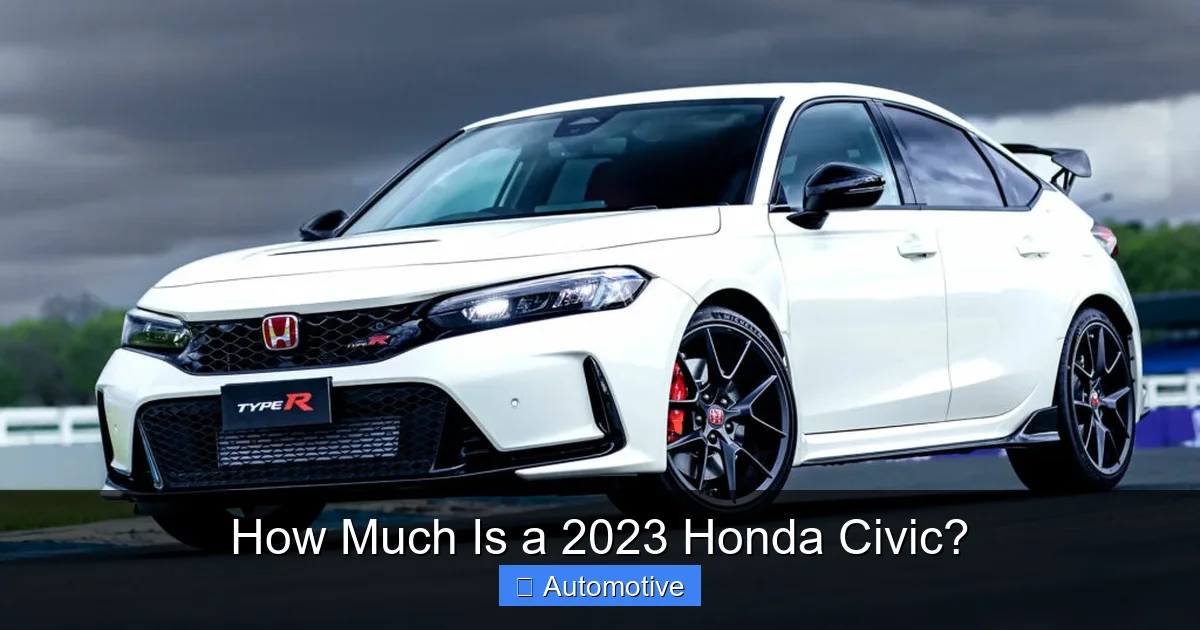 How Much Is a 2023 Honda Civic?