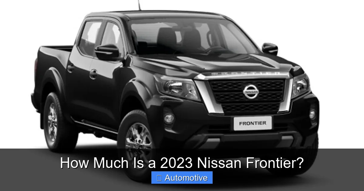 How Much Is a 2023 Nissan Frontier?