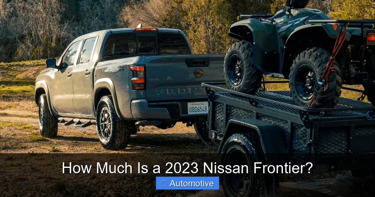 How Much Is a 2023 Nissan Frontier?