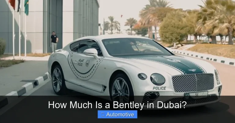 How Much Is a Bentley in Dubai?