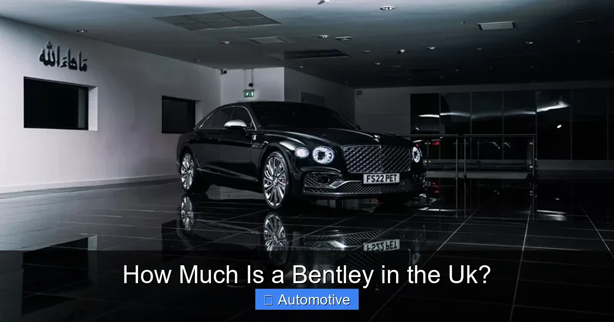 How Much Is a Bentley in the Uk?