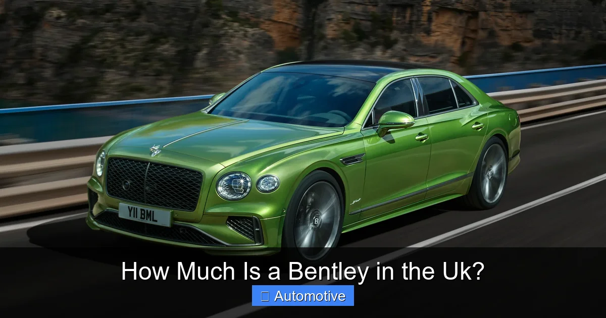 How Much Is a Bentley in the Uk?
