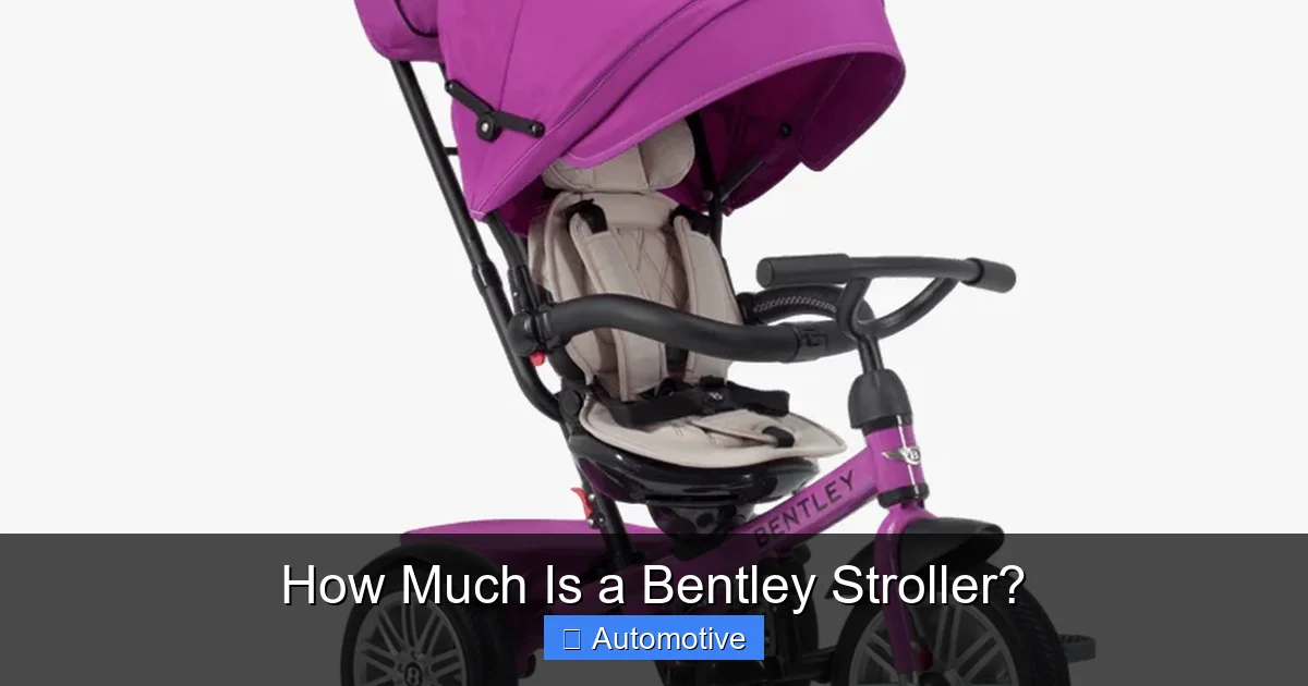 How Much Is a Bentley Stroller?