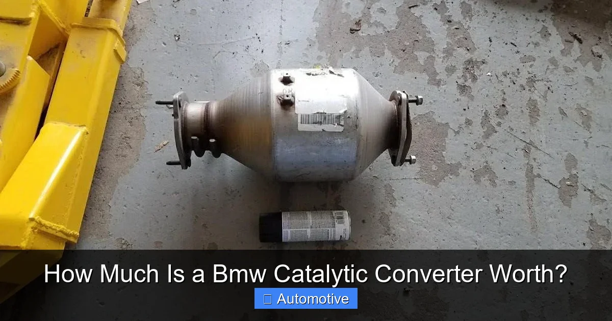 How Much Is a Bmw Catalytic Converter Worth?