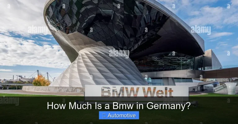 How Much Is a Bmw in Germany?