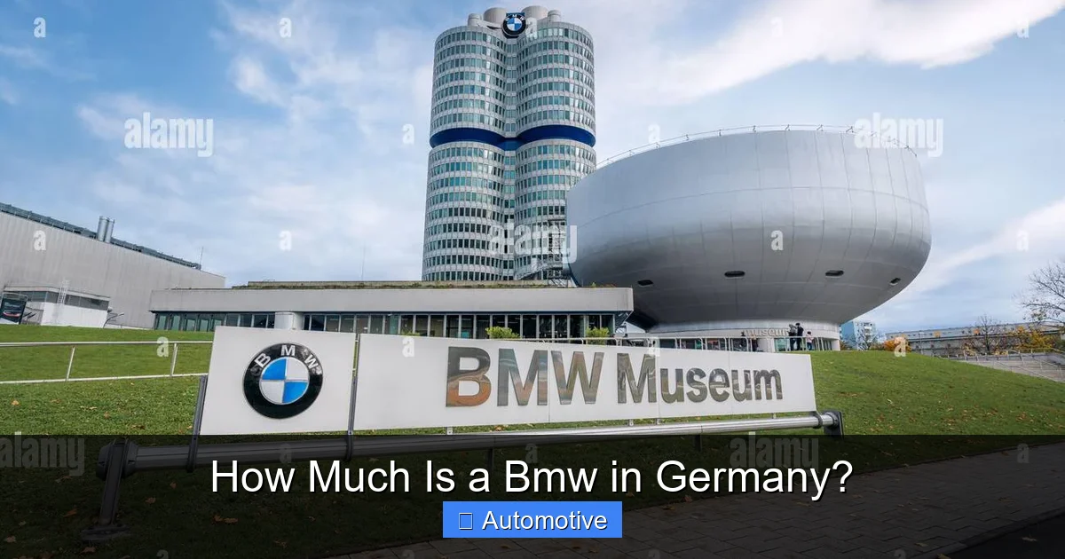 How Much Is a Bmw in Germany?