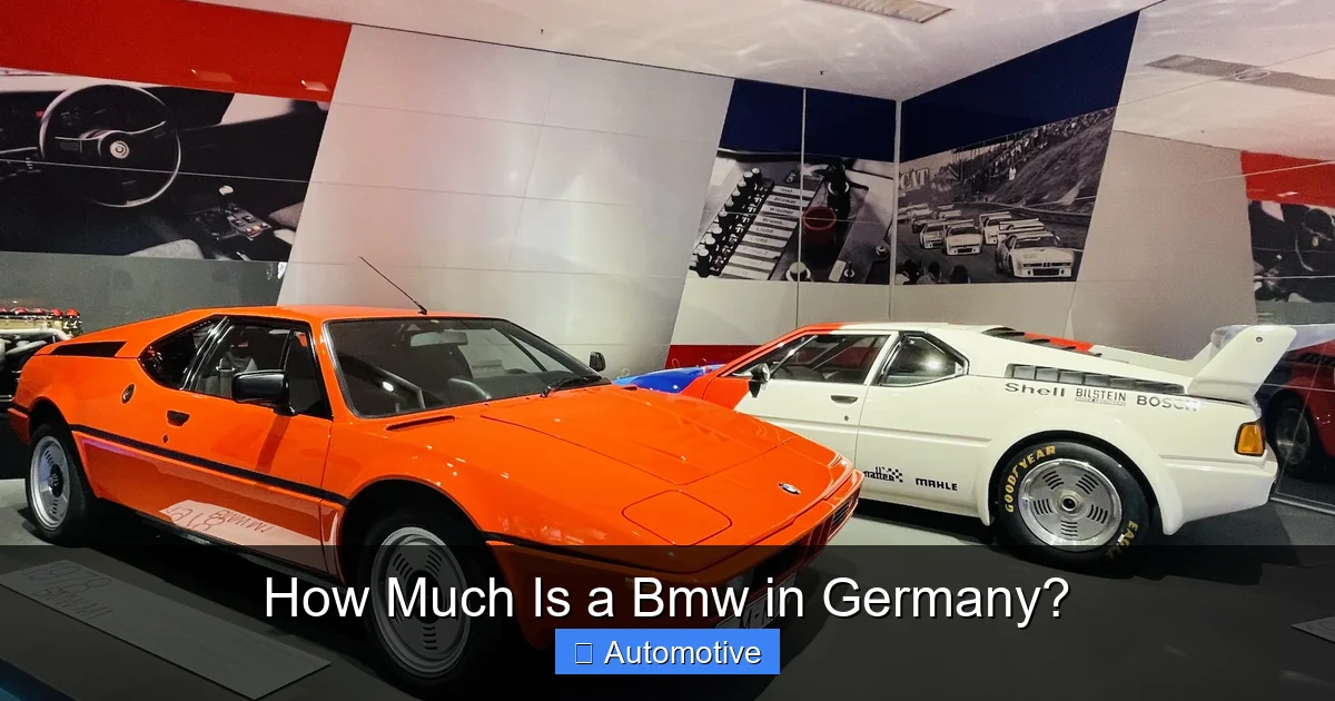 How Much Is a Bmw in Germany?