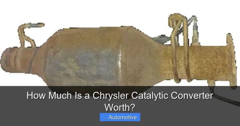 How Much Is a Chrysler Catalytic Converter Worth?