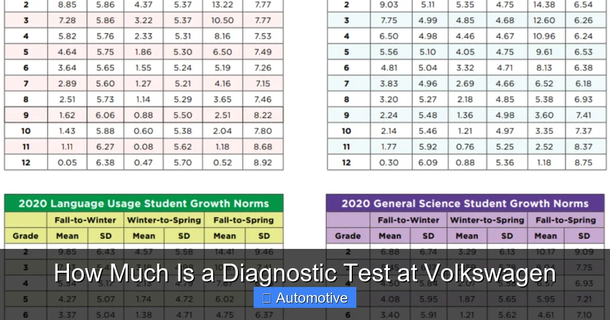How Much Is a Diagnostic Test at Volkswagen
