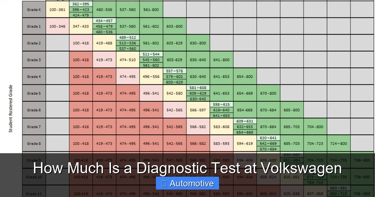 How Much Is a Diagnostic Test at Volkswagen