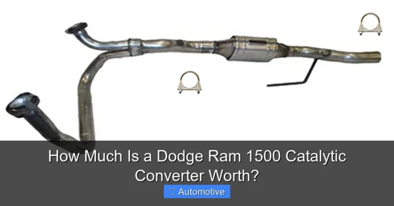 How Much Is a Dodge Ram 1500 Catalytic Converter Worth?