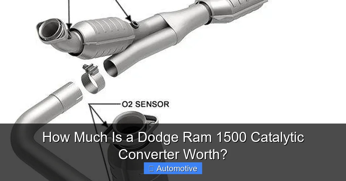 How Much Is a Dodge Ram 1500 Catalytic Converter Worth?