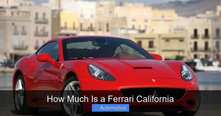 How Much Is a Ferrari California